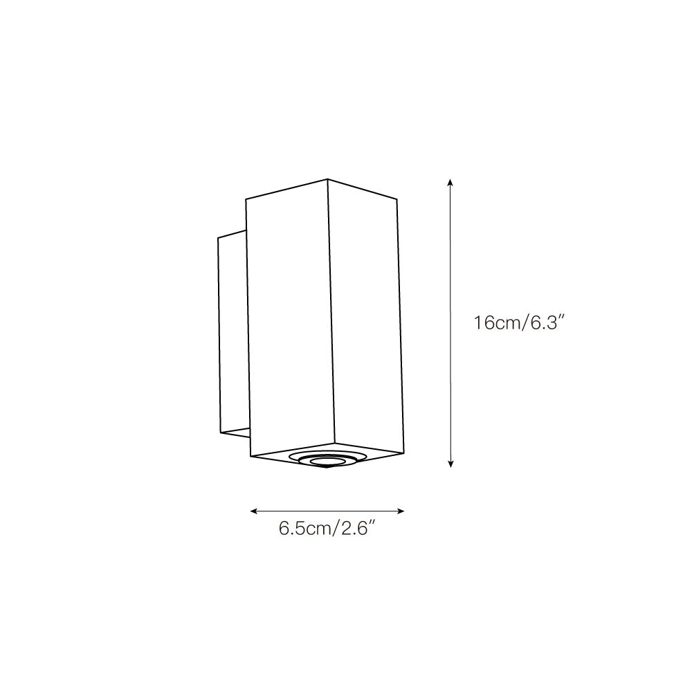 Uvineth Modern Minimalist Travertine Wall Lamp - Lamp Copper