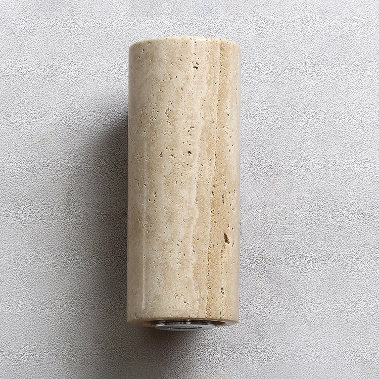 Uvineth Modern Minimalist Travertine Wall Lamp - Lamp Copper