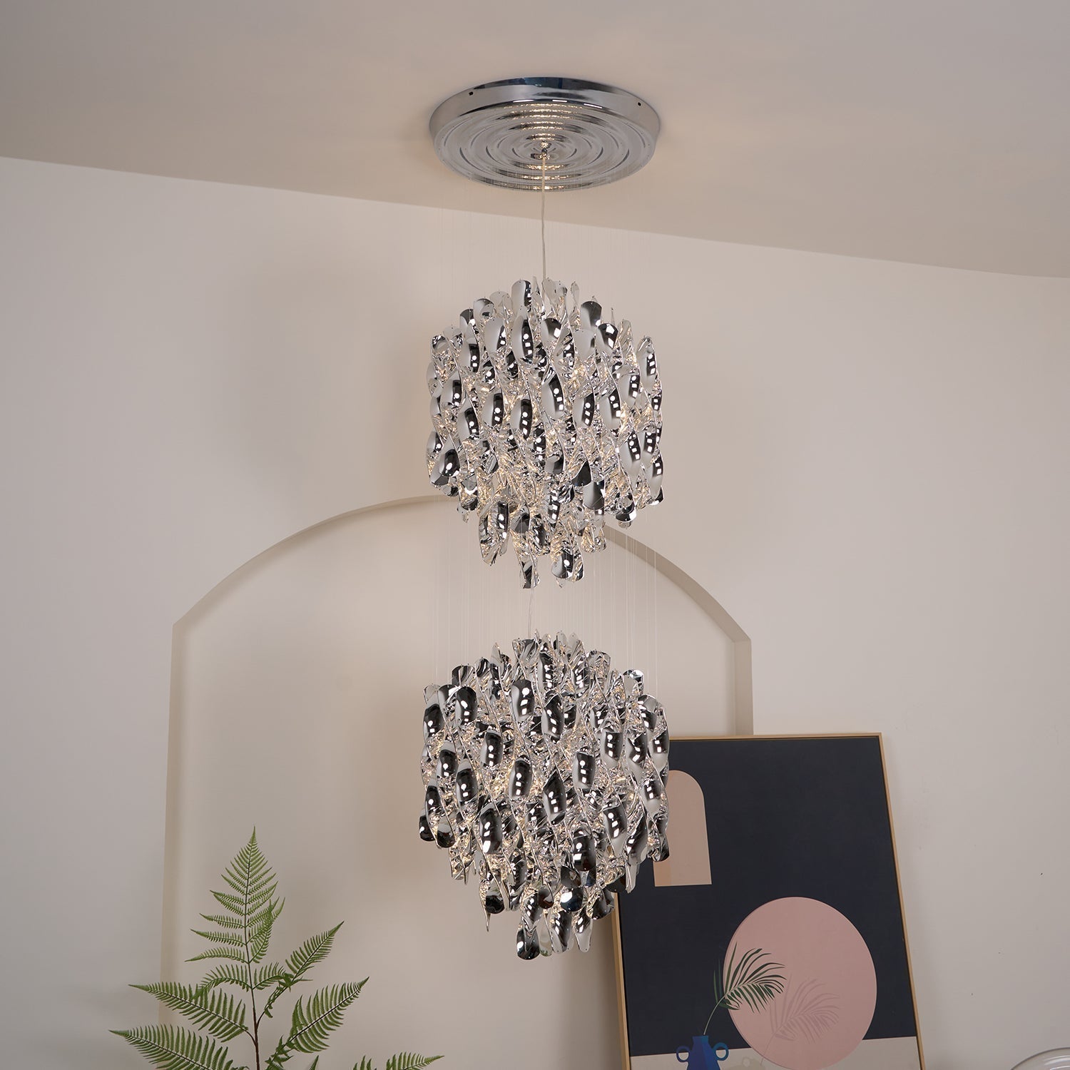 Isoran Luxe Acrylic Chandelier - Blowlighting