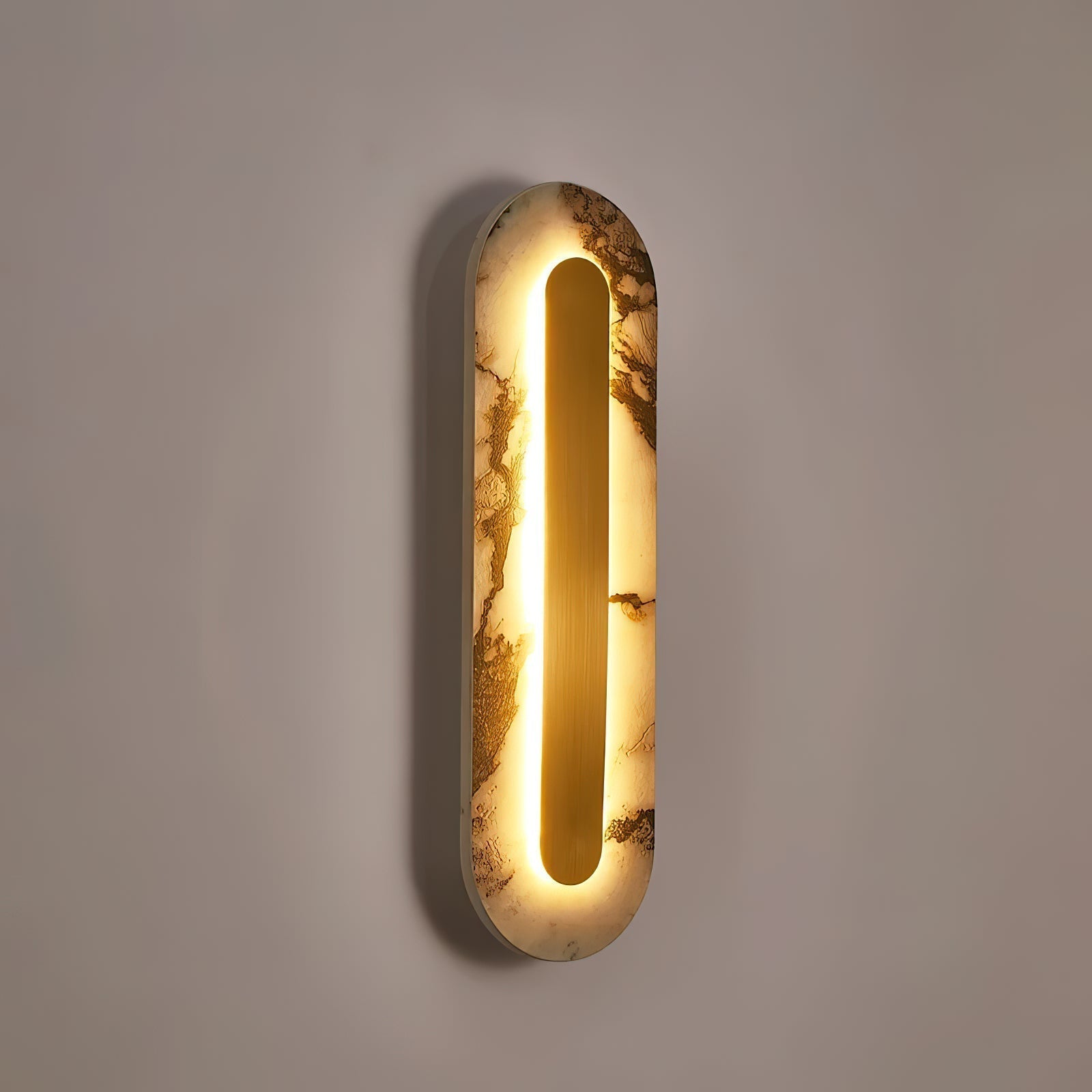 Marmo Modern Minimalist Metal Marble Wall Lamp - Lamp Copper