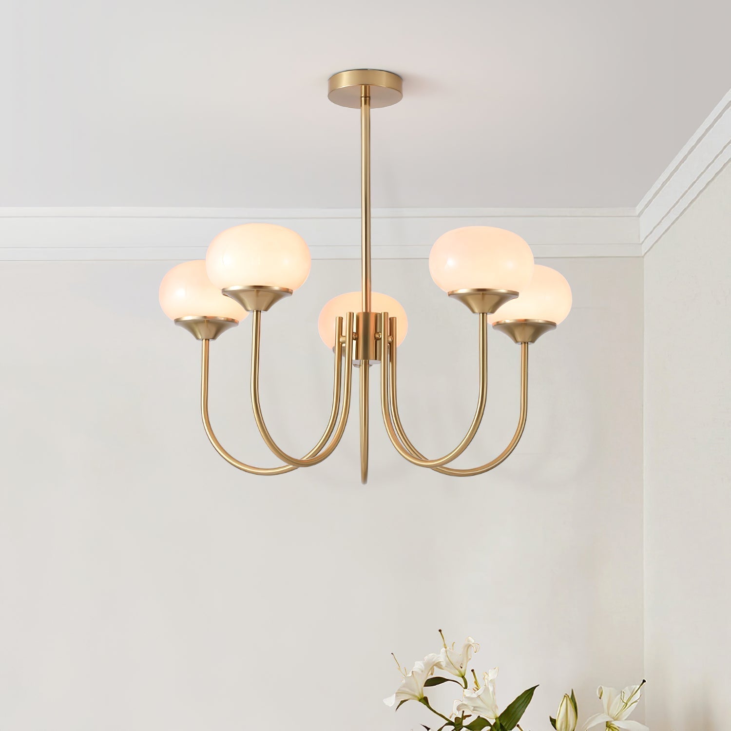 Marshmallow Chandelier - Blowlighting