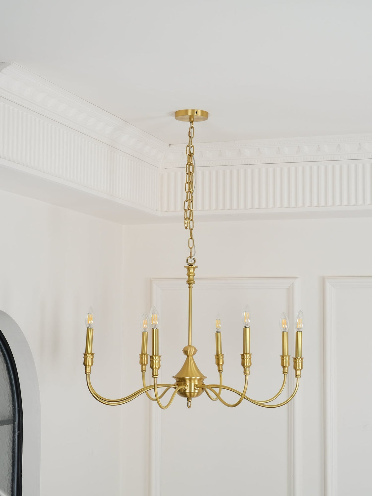 Cunorora Vintage Industrial Metal Chandelier - Lamp Copper