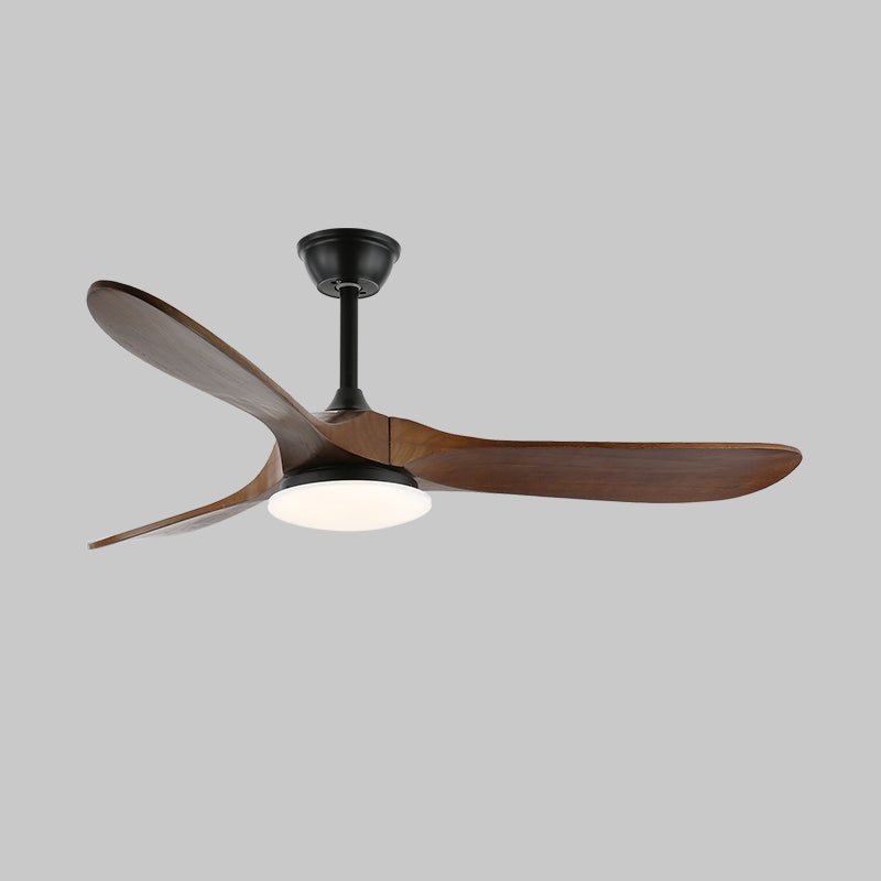 Ventilatore da soffitto moderno Velix in legno con luce