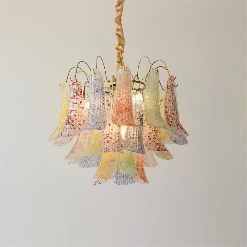 Alnoreth Individual Creativity Metal Glass Chandelier - Lamp Copper