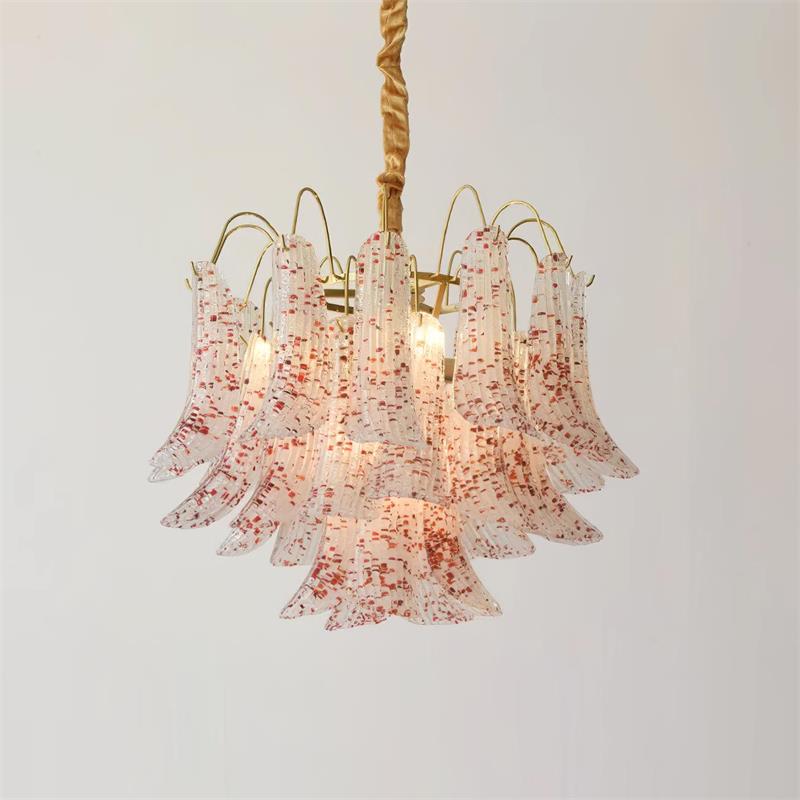 Alnoreth Individual Creativity Metal Glass Chandelier - Lamp Copper
