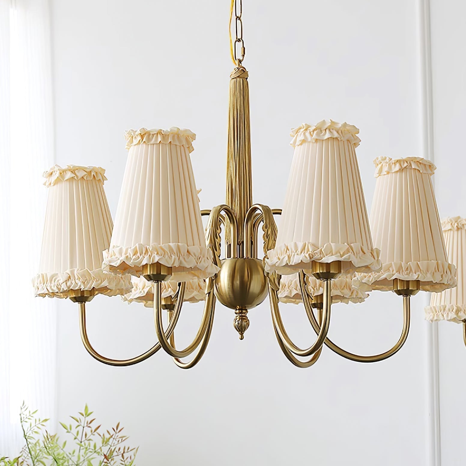 Ervaren Vintage Postmodern Luxury Fabric Chandelier - Lamp Copper