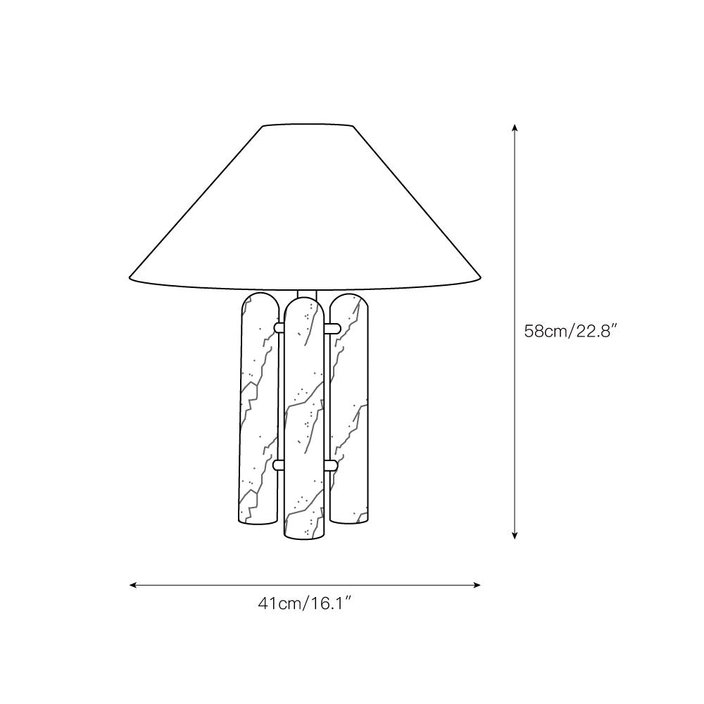 Medici Table Lamp - Lamp Copper