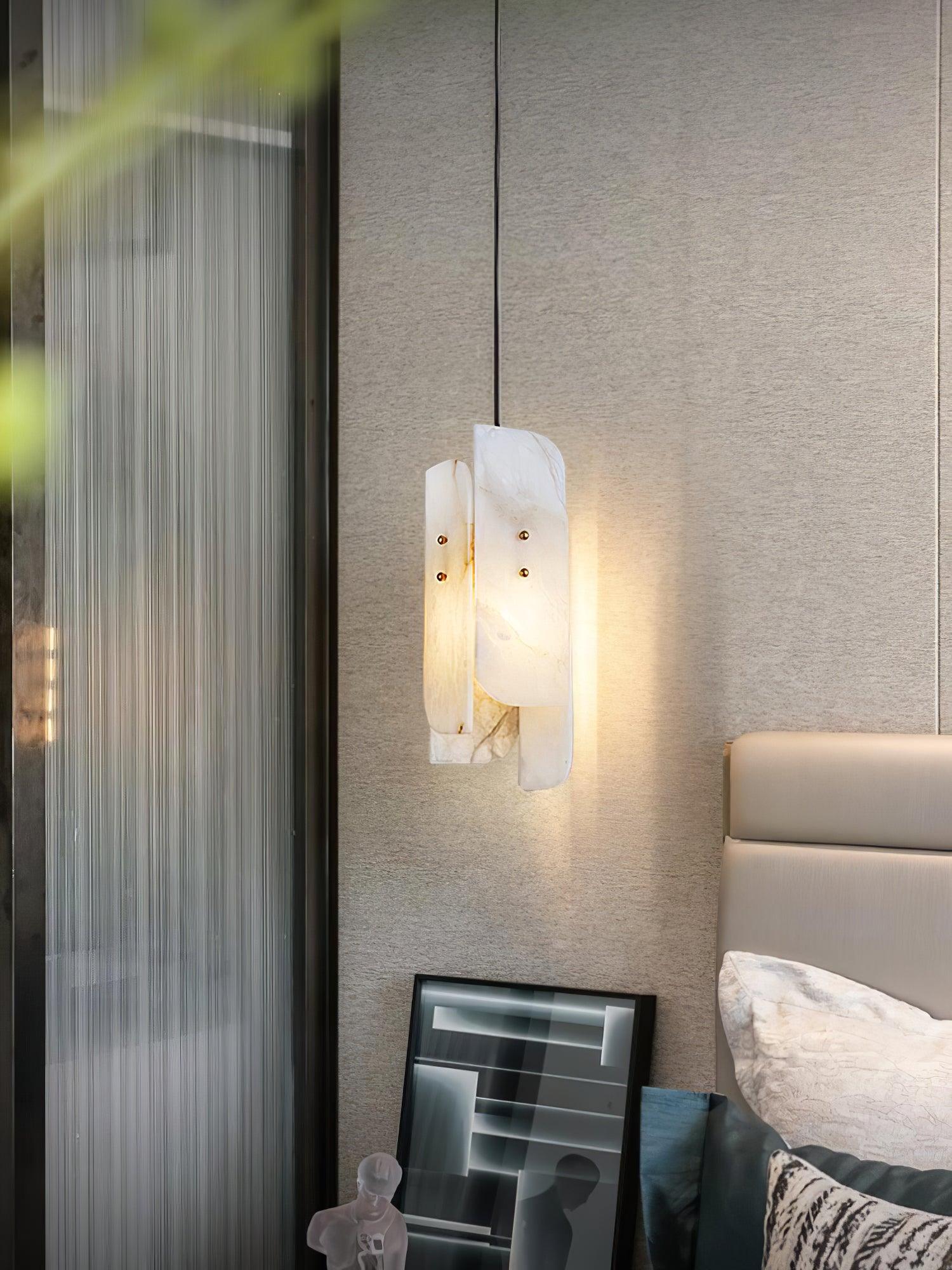 Vicarus Layered Alabaster Pendant Light - Neutralighting