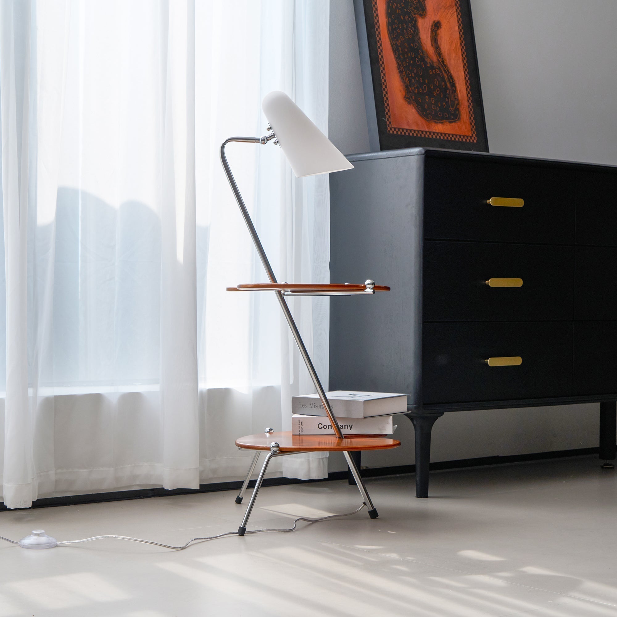 Melder Floor Lamp - Lamp Copper