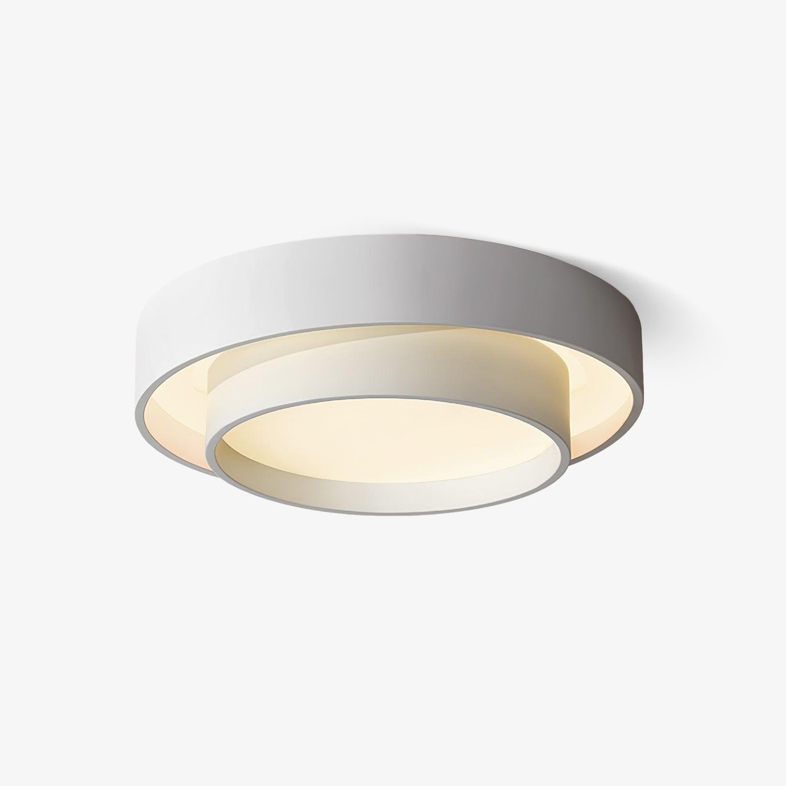 Arisha Lampada da Soffitto con Doppio Anello a Forma Cilindrica