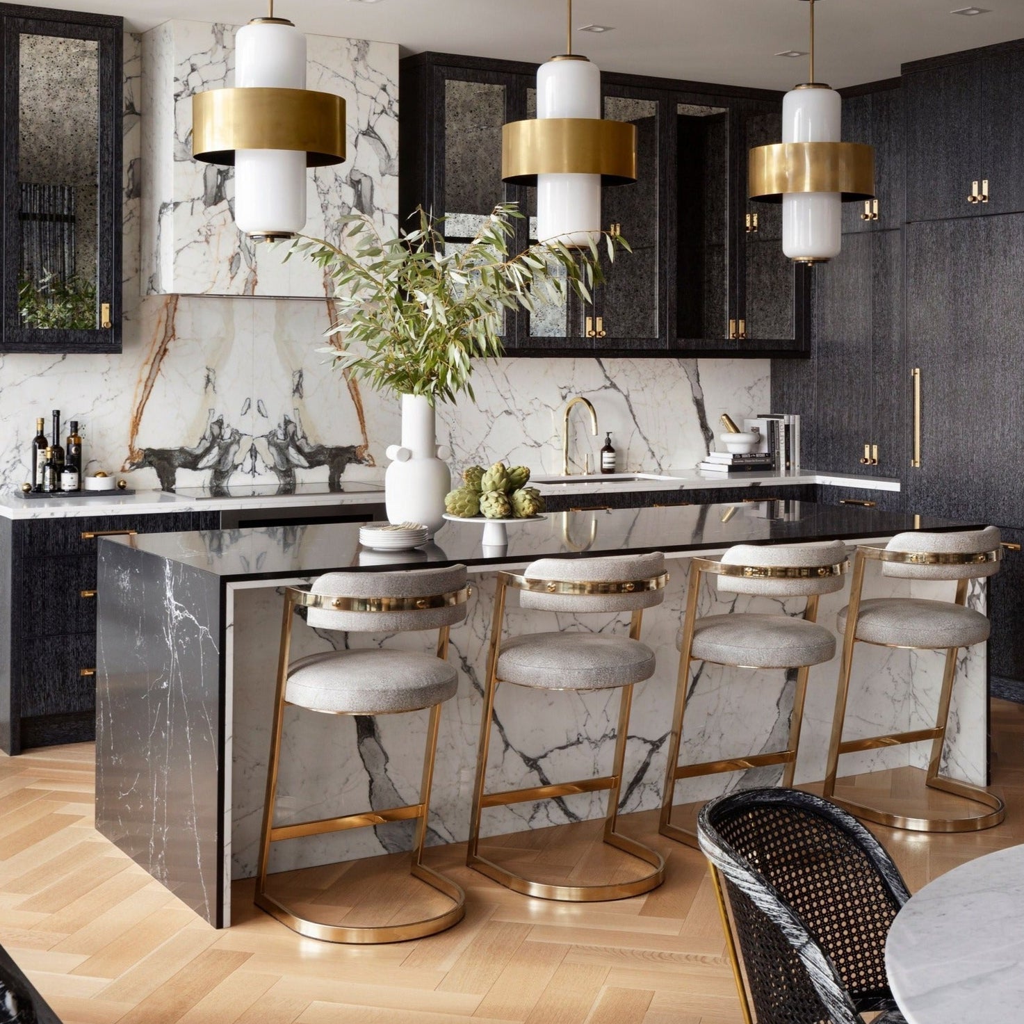 Vavinisra Modern Minimalist Metal Glass Pendant Lamp - Lamp Copper