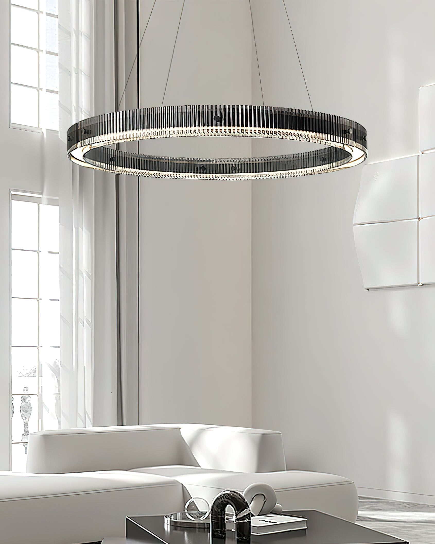 Merope Chandelier - Blowlighting