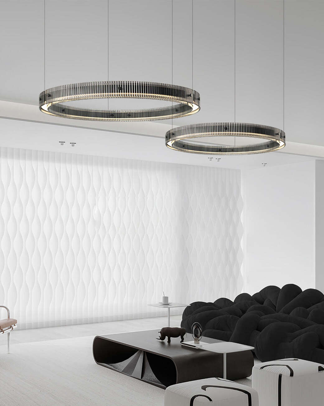 Merope Chandelier - Blowlighting