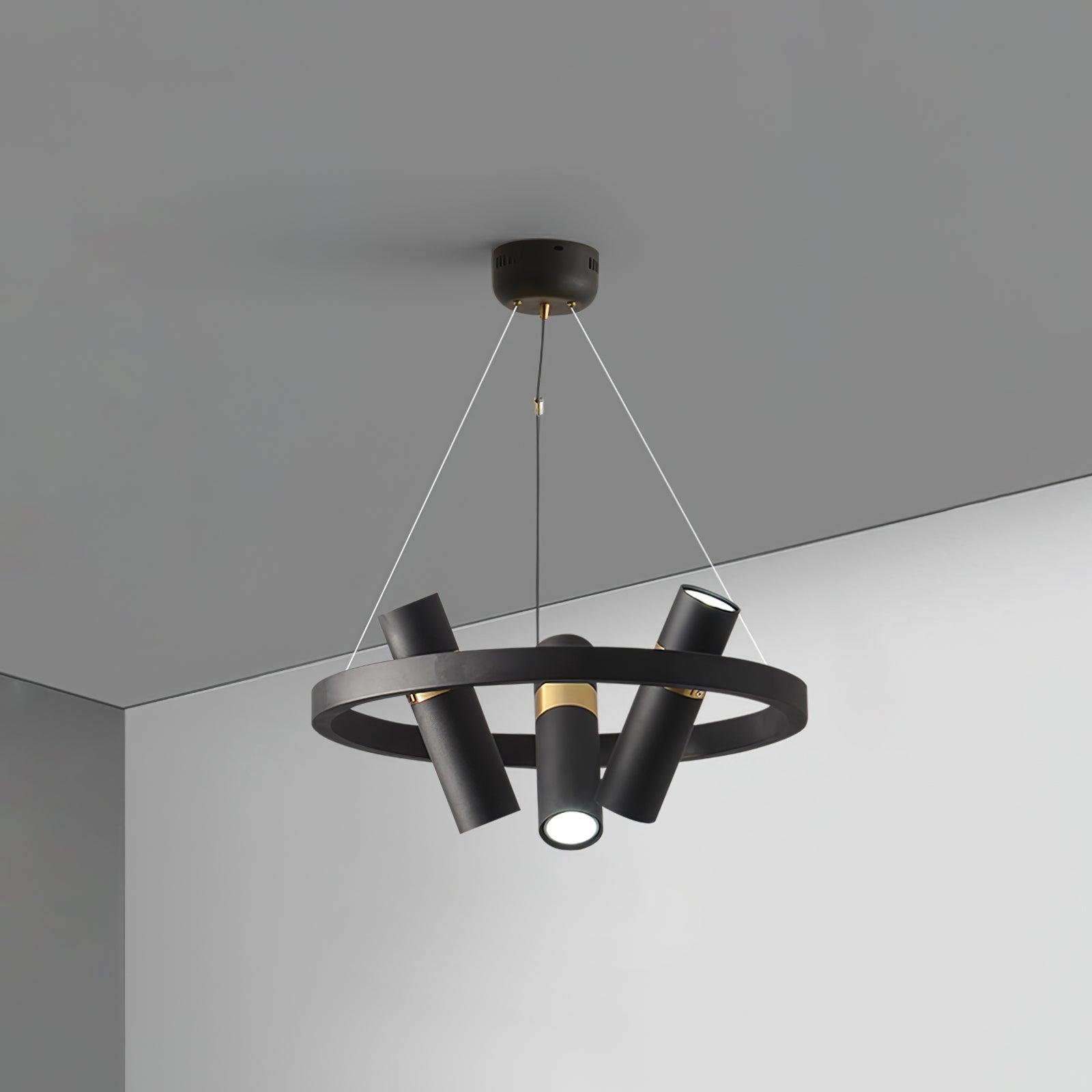 Nova Industrial Acrylic Chandelier - Blowlighting