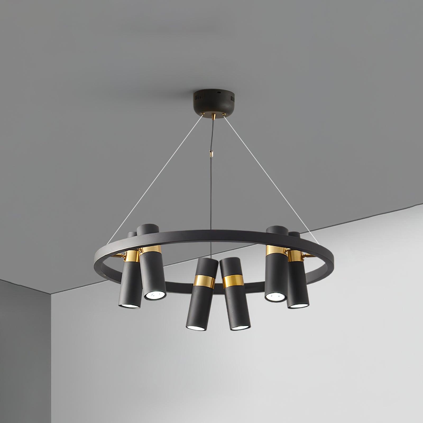 Nova Industrial Acrylic Chandelier - Blowlighting