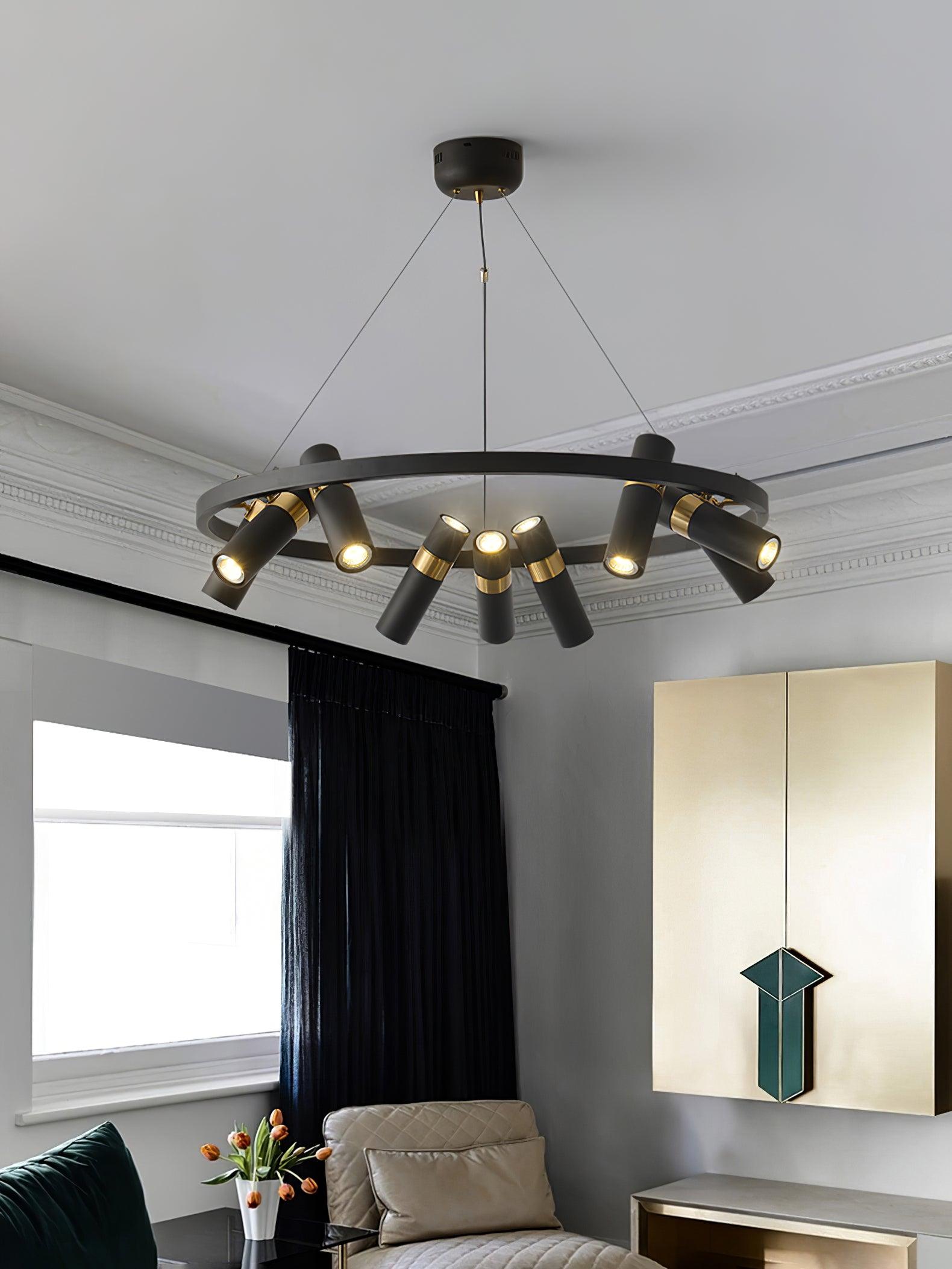 Nova Industrial Acrylic Chandelier - Blowlighting