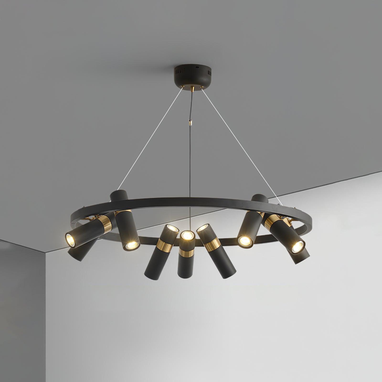 Nova Industrial Acrylic Chandelier - Blowlighting