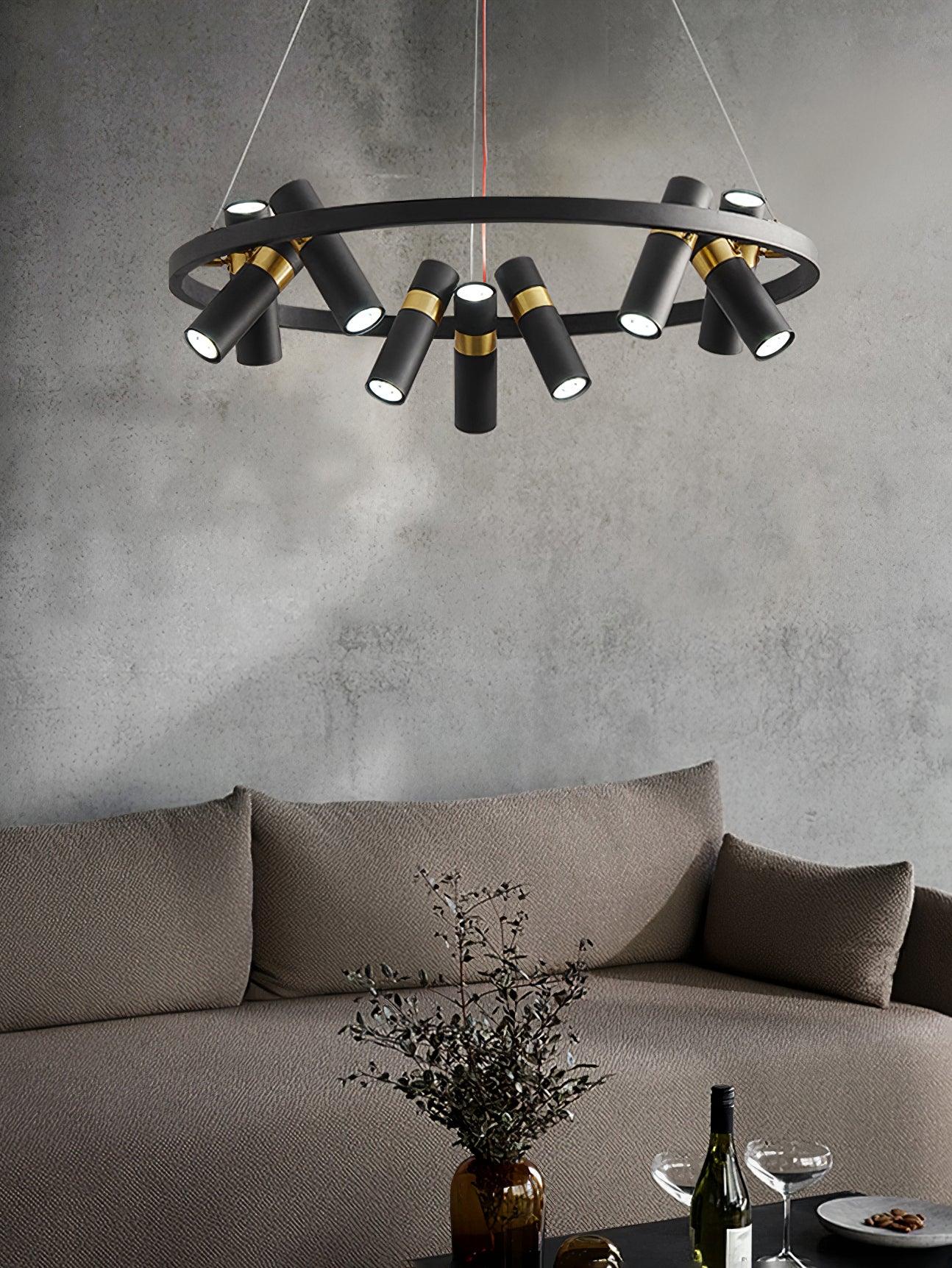 Nova Industrial Acrylic Chandelier - Blowlighting