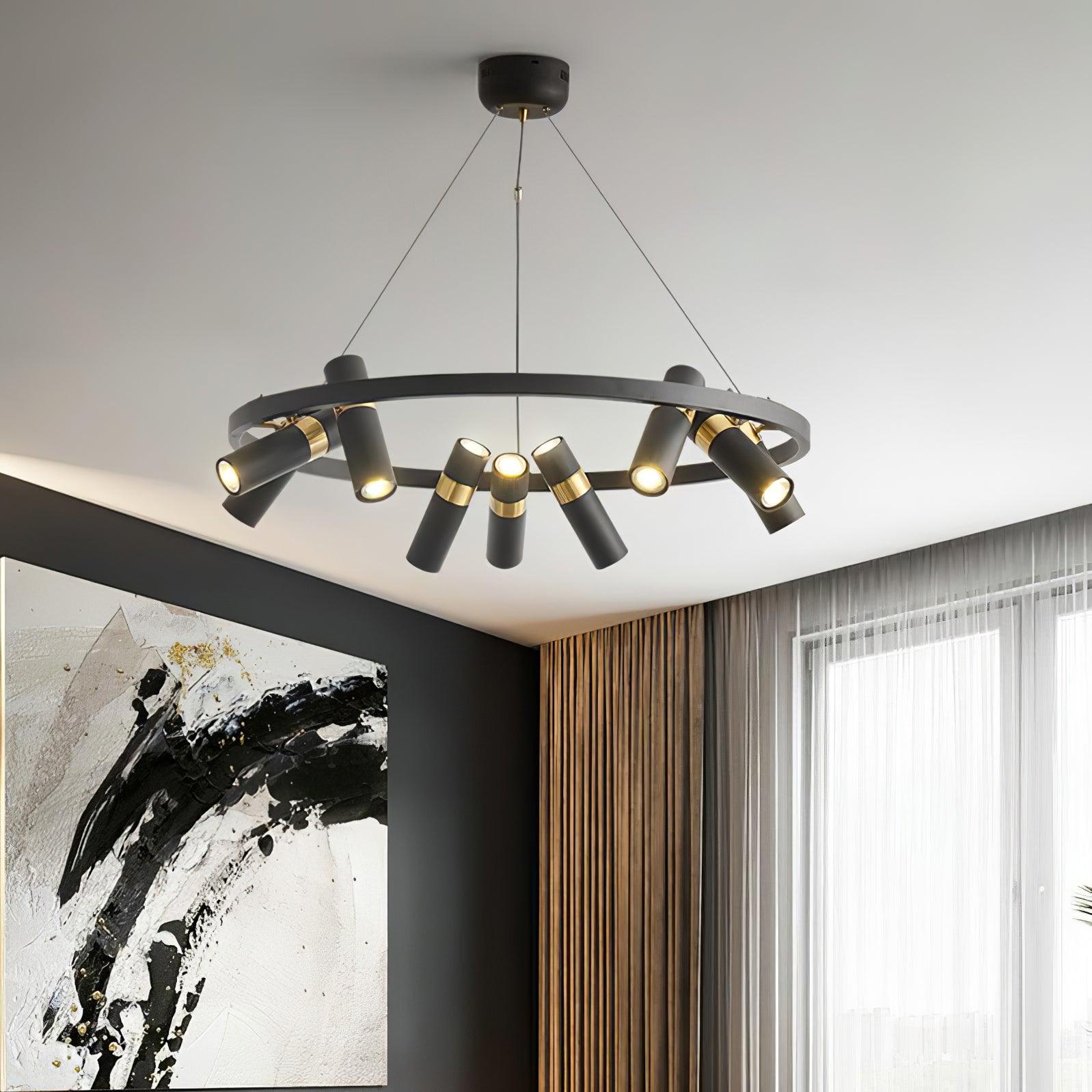 Nova Industrial Acrylic Chandelier - Blowlighting