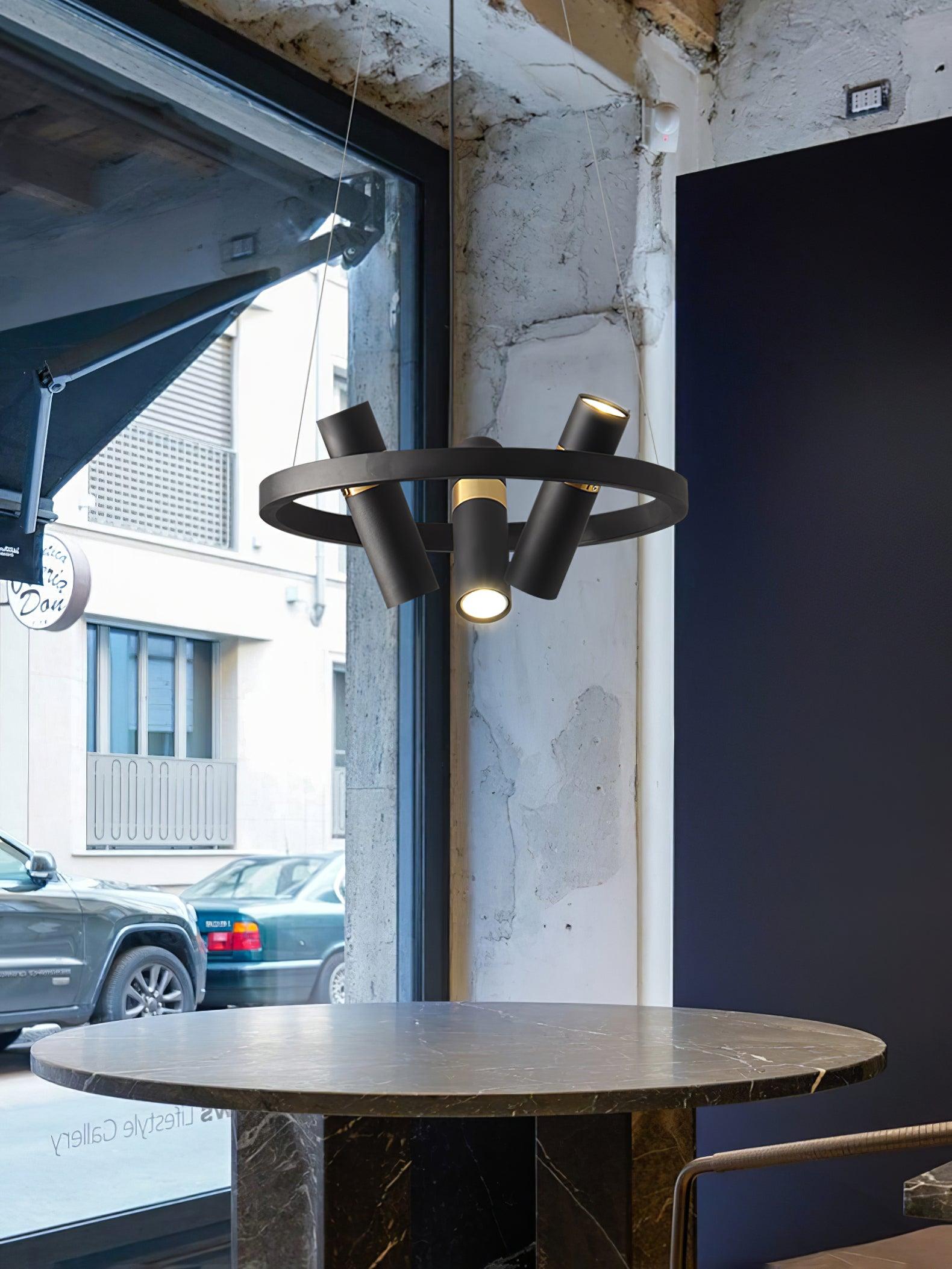 Nova Industrial Acrylic Chandelier - Blowlighting