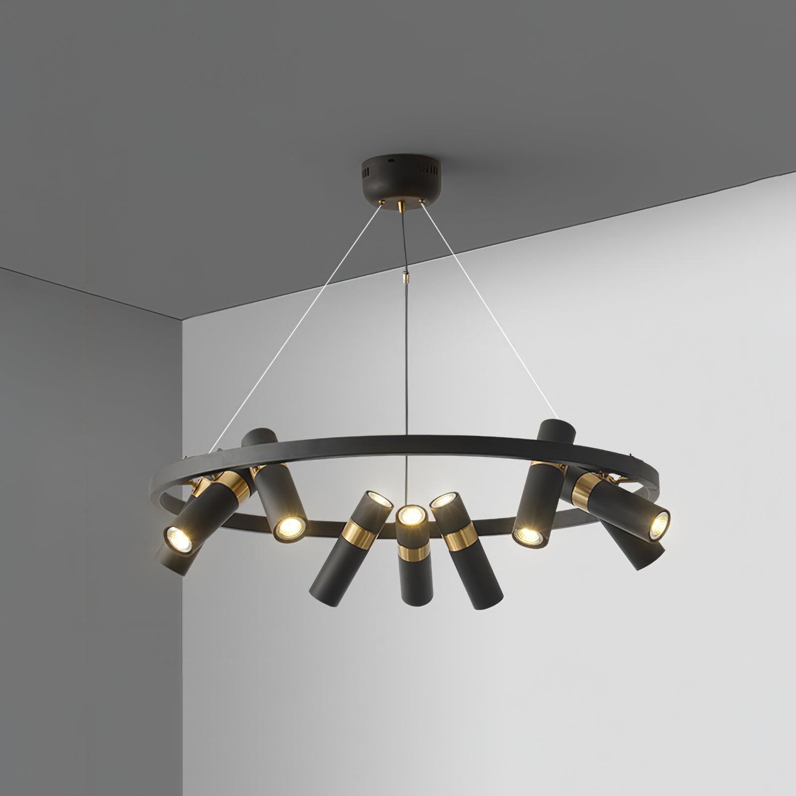 Nova Industrial Acrylic Chandelier - Blowlighting