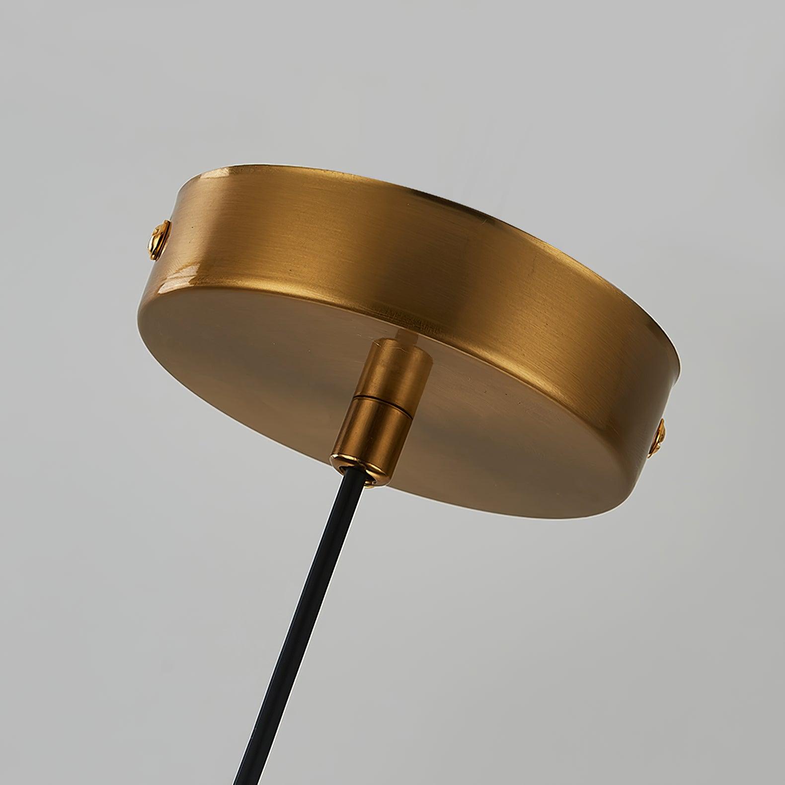 Aged Modern Minimalist Dome Metal Glass Pendant Light - Blowlighting