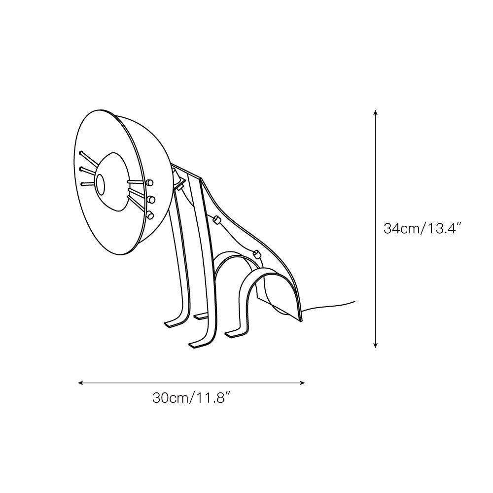 Micha Cat Table Lamp - Lamp Copper