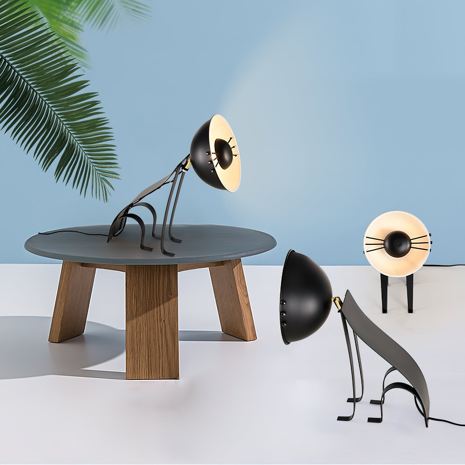 Micha Cat Table Lamp - Lamp Copper