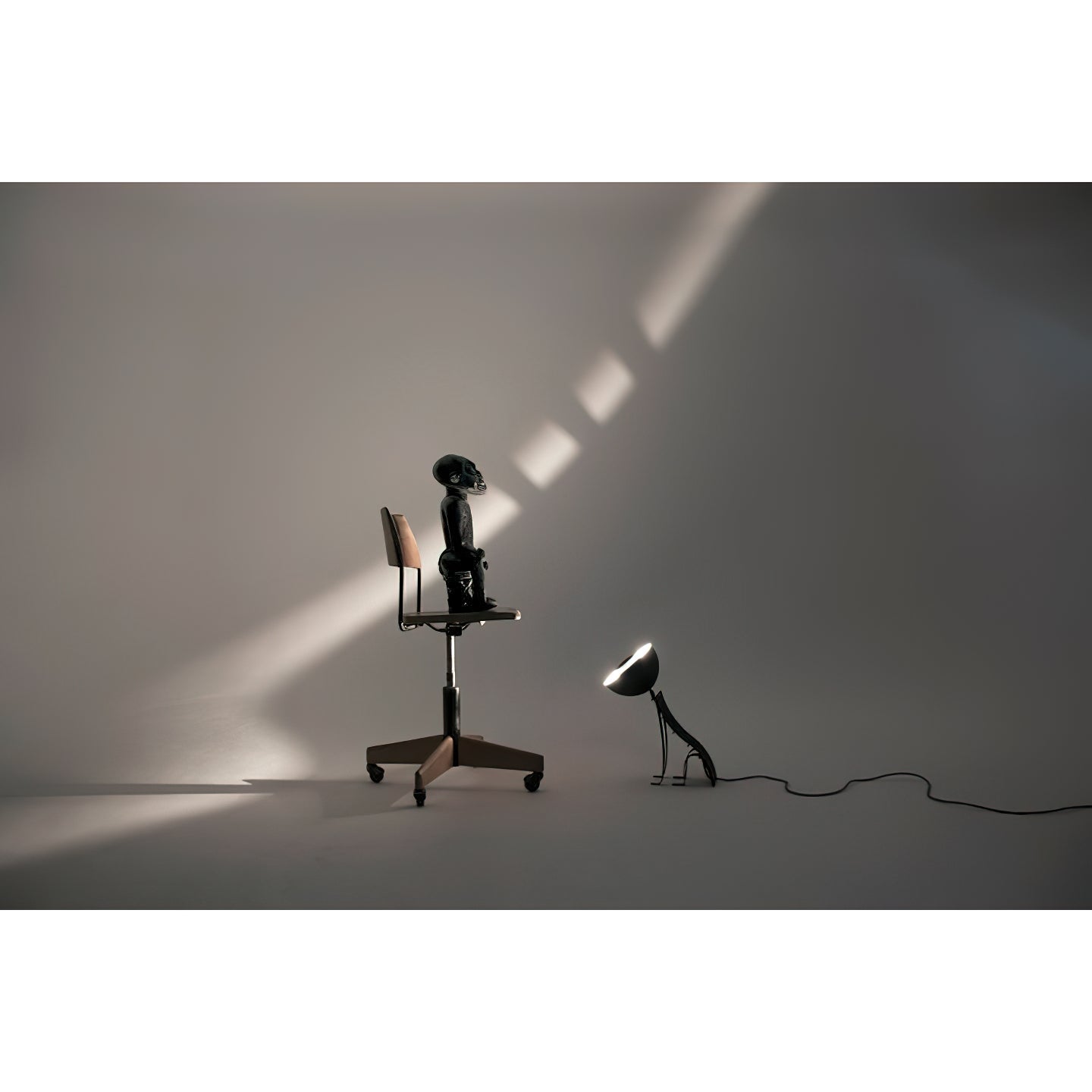 Micha Cat Table Lamp - Lamp Copper