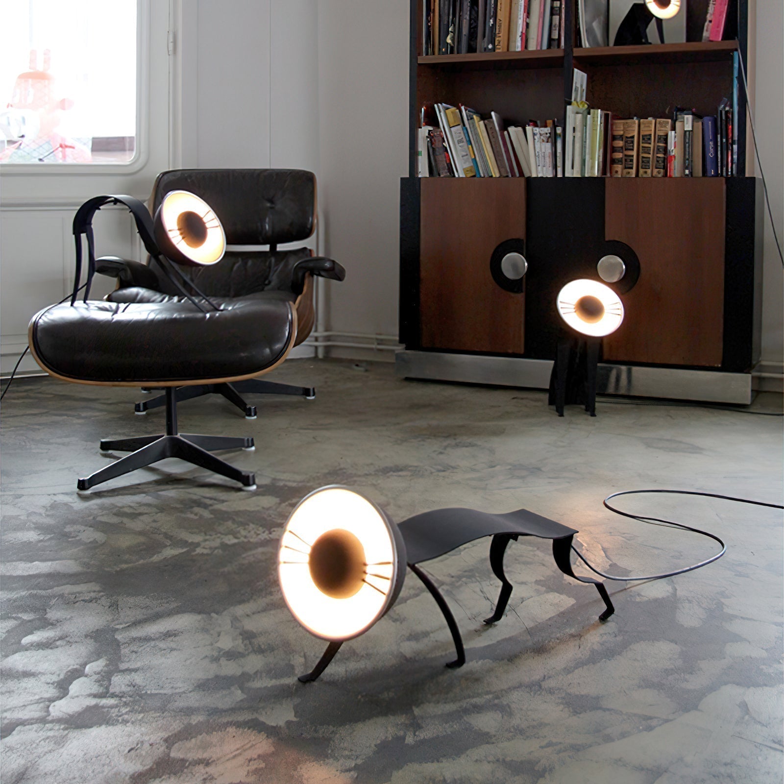 Micha Cat Table Lamp - Lamp Copper