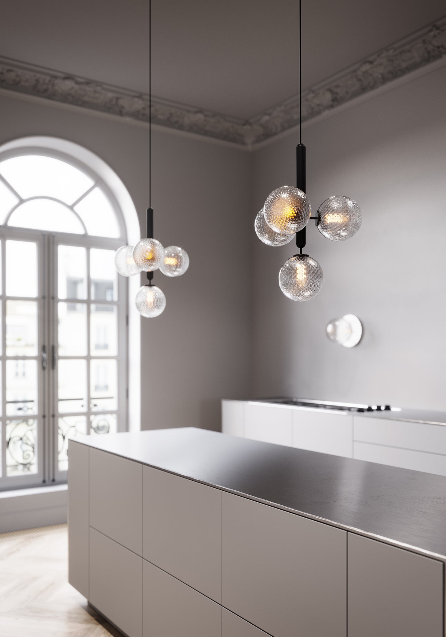 Miira Brass Pendant Light - Blowlighting