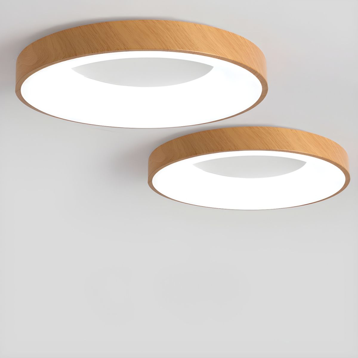 Mila Round Flush Mount Ceiling Lamp - Blowlighting