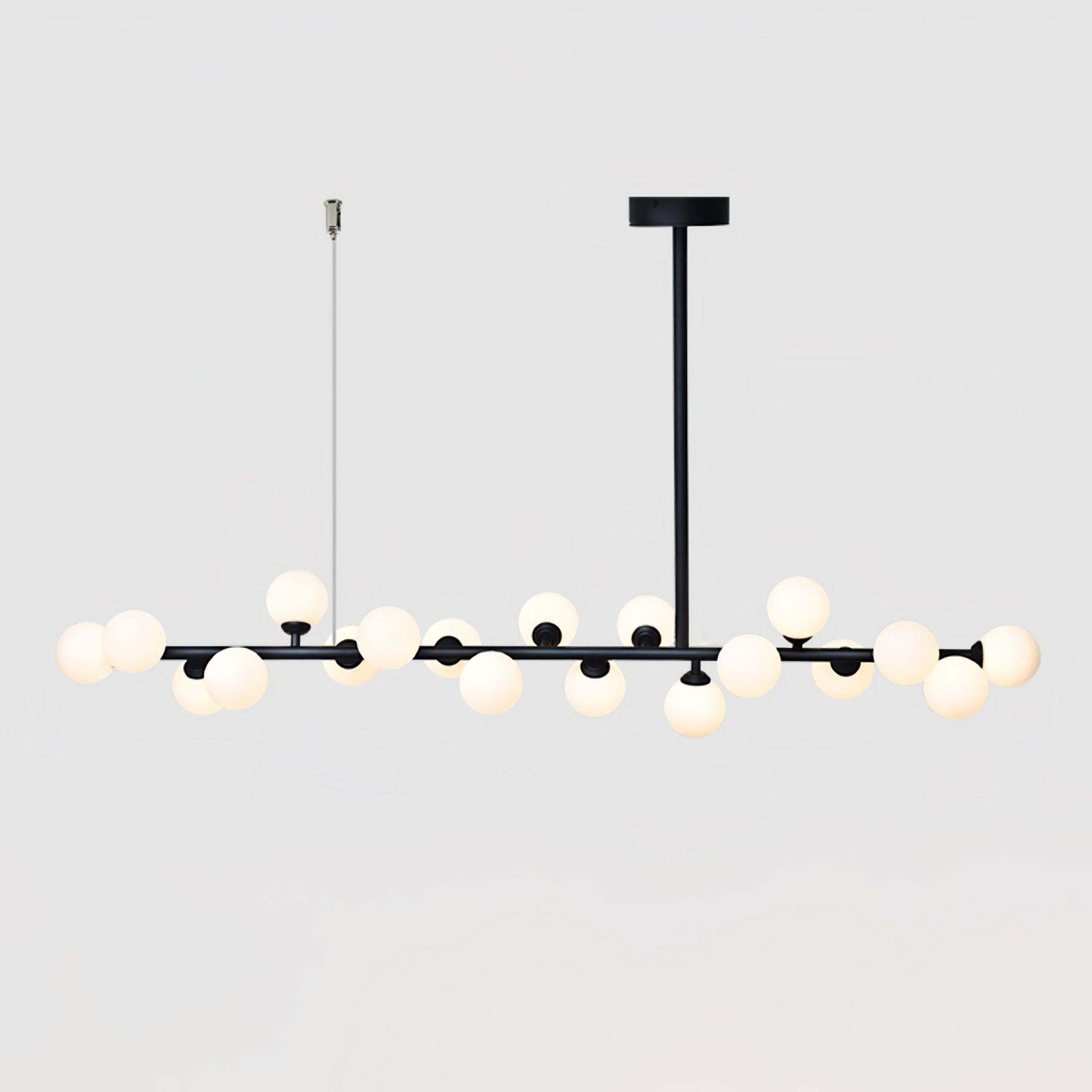Lumiray Black Linear Globe Pendant Light - Blowlighting