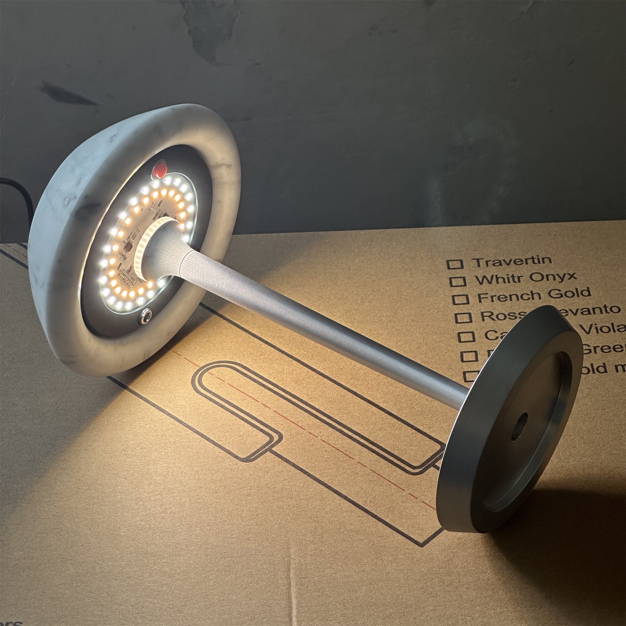 Mini Fiore Table Lamp (built-in battery) - Lamp Copper