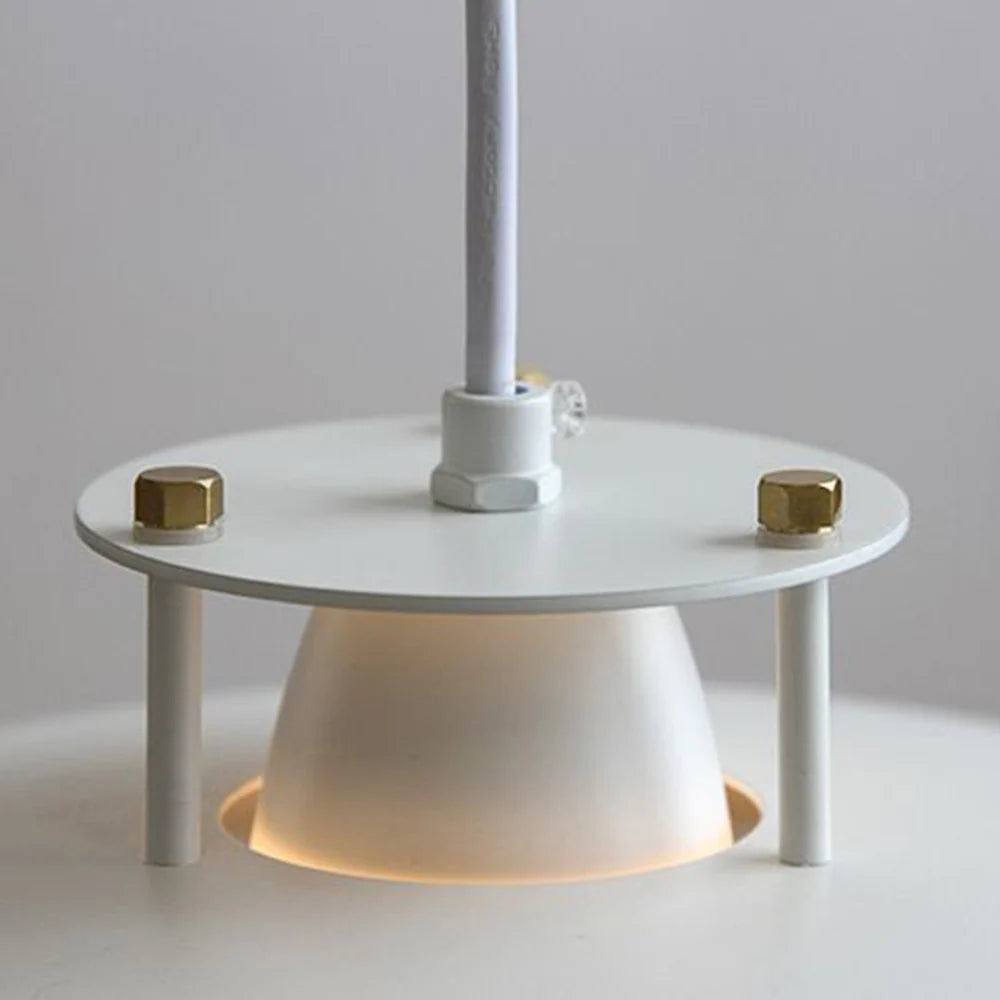 Arisha Minimalista Metallo Sospensione Bianco Oro Rosa Soggiorno Camera da letto