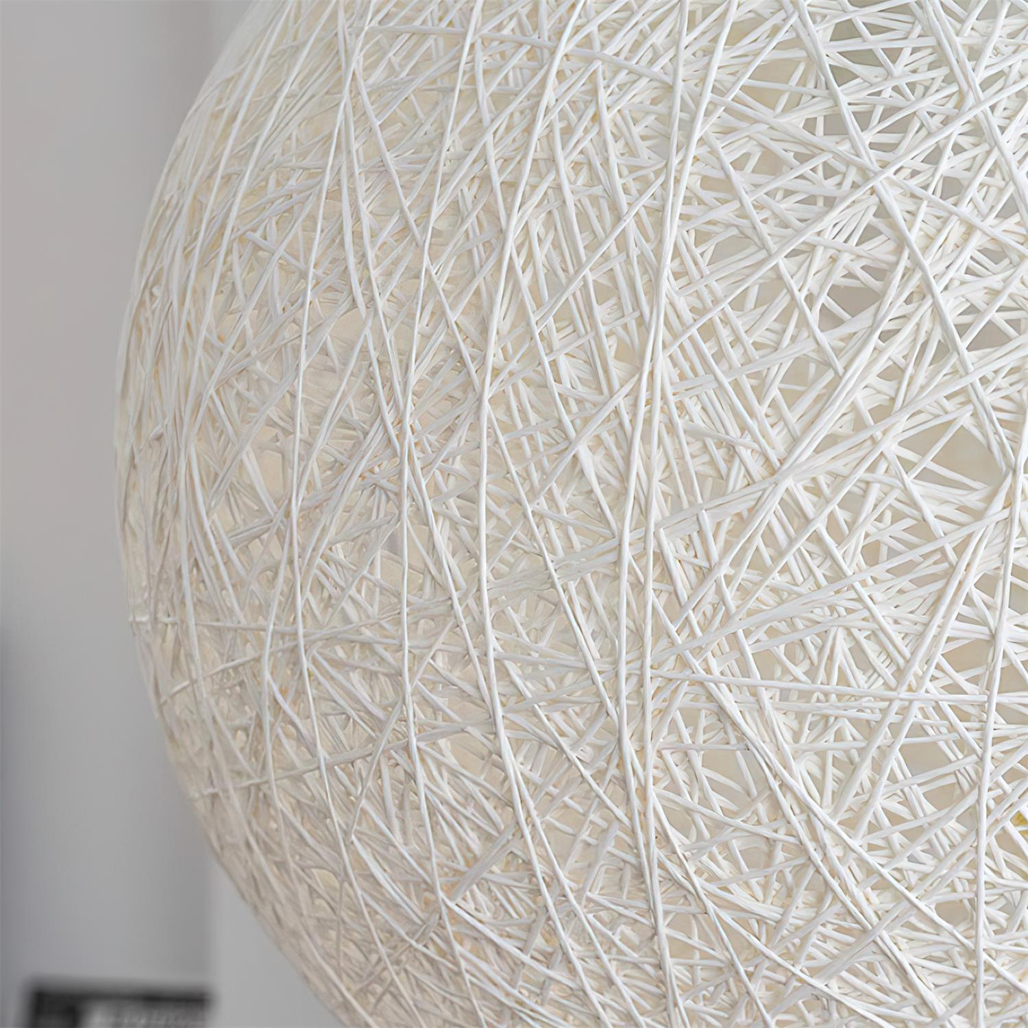 Pendant Light Hemp Rattan Sphere Bohemian - Letslighting