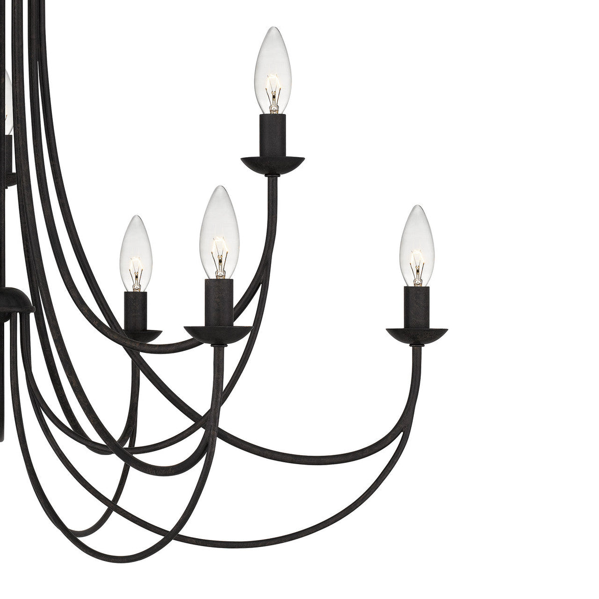 Cotalor Vintage Industrial Metal Chandelier - Lamp Copper