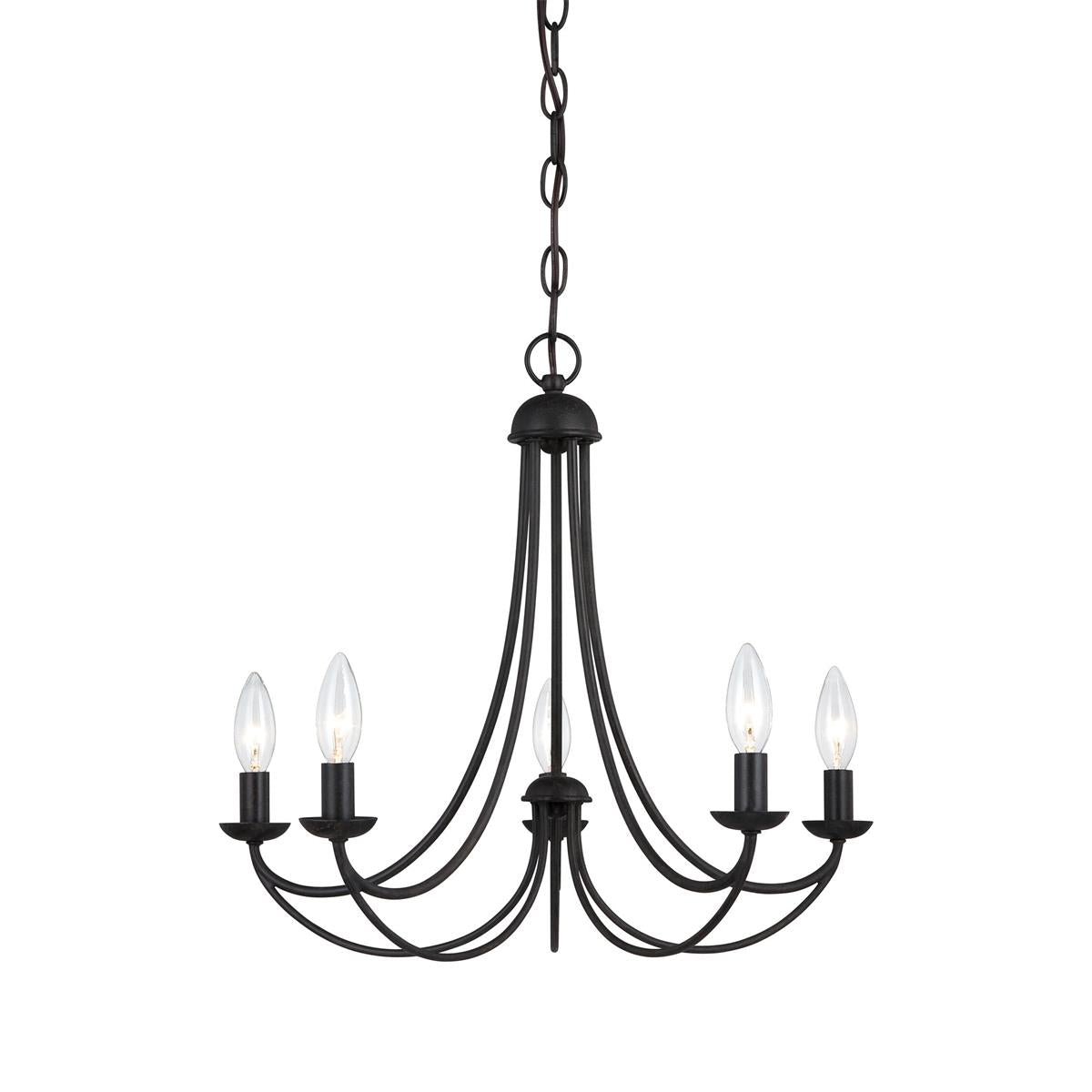 Cotalor Vintage Industrial Metal Chandelier - Lamp Copper