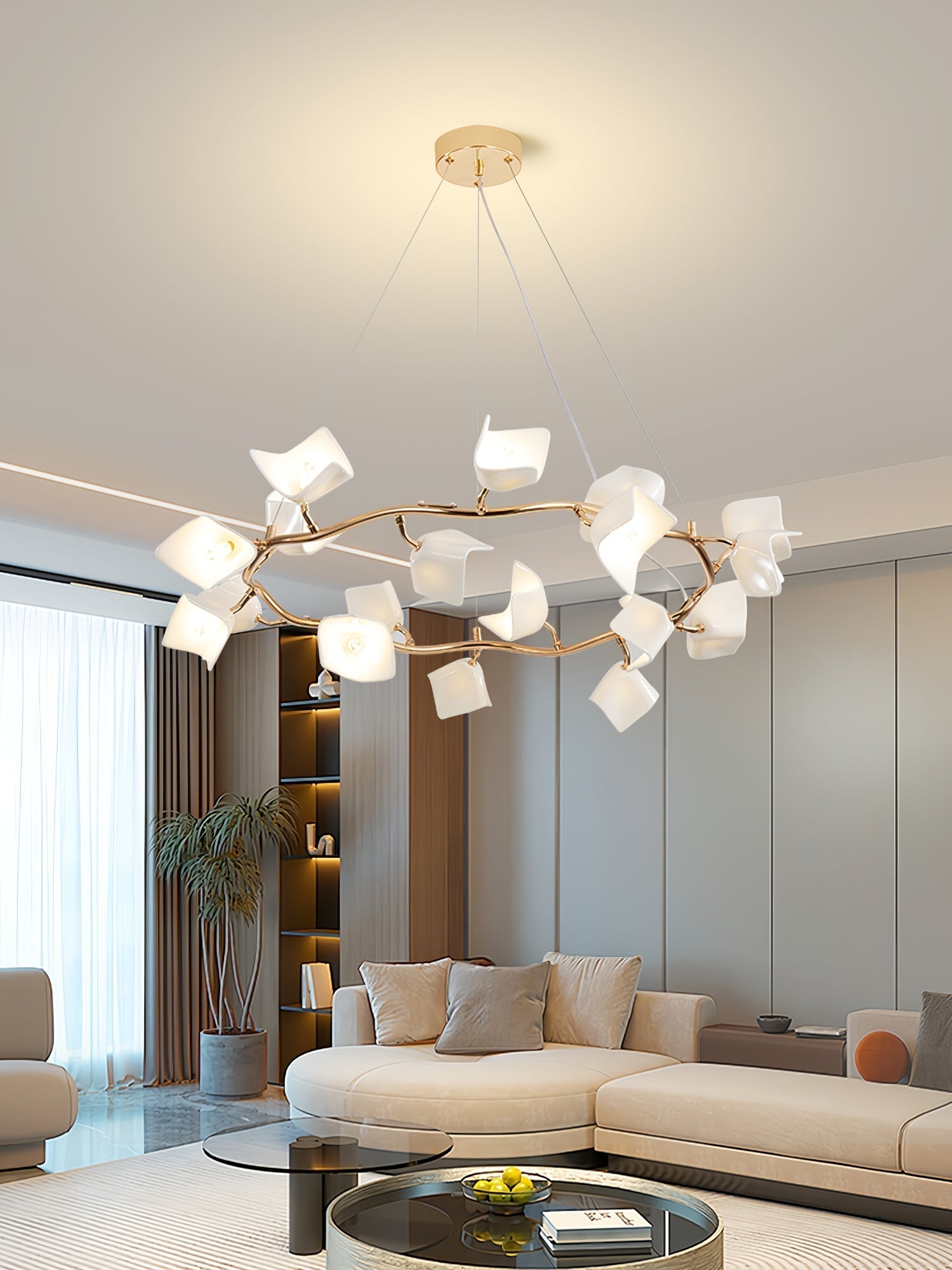 Mistral Flora Chandelier - Blowlighting