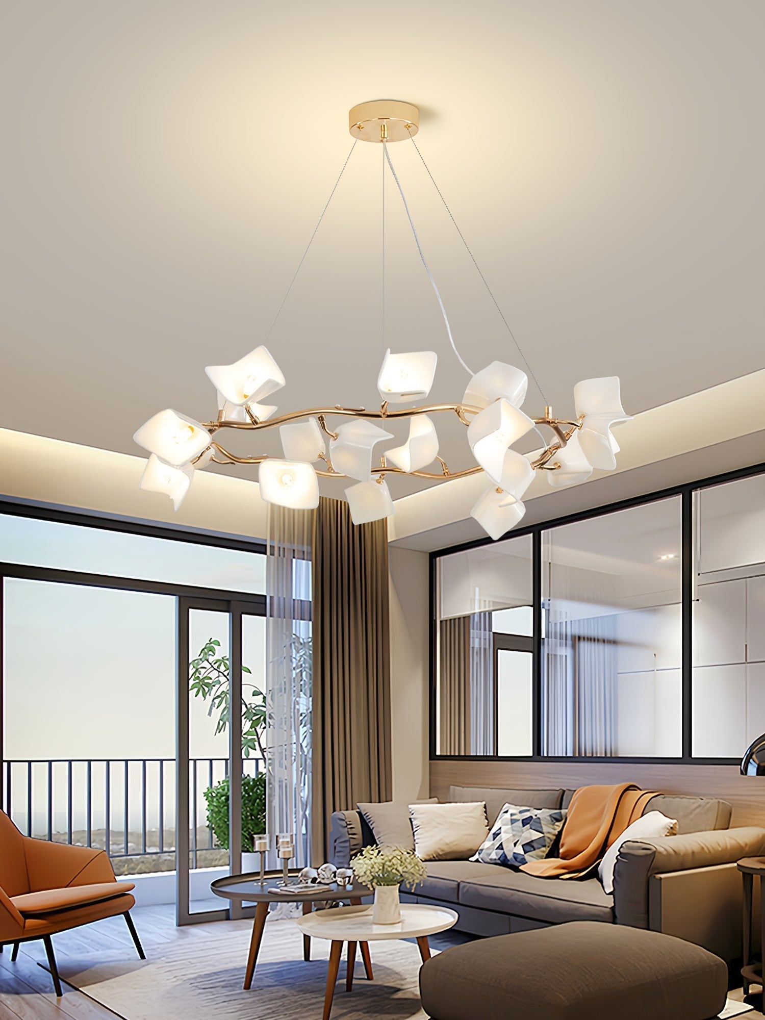 Mistral Flora Chandelier - Blowlighting