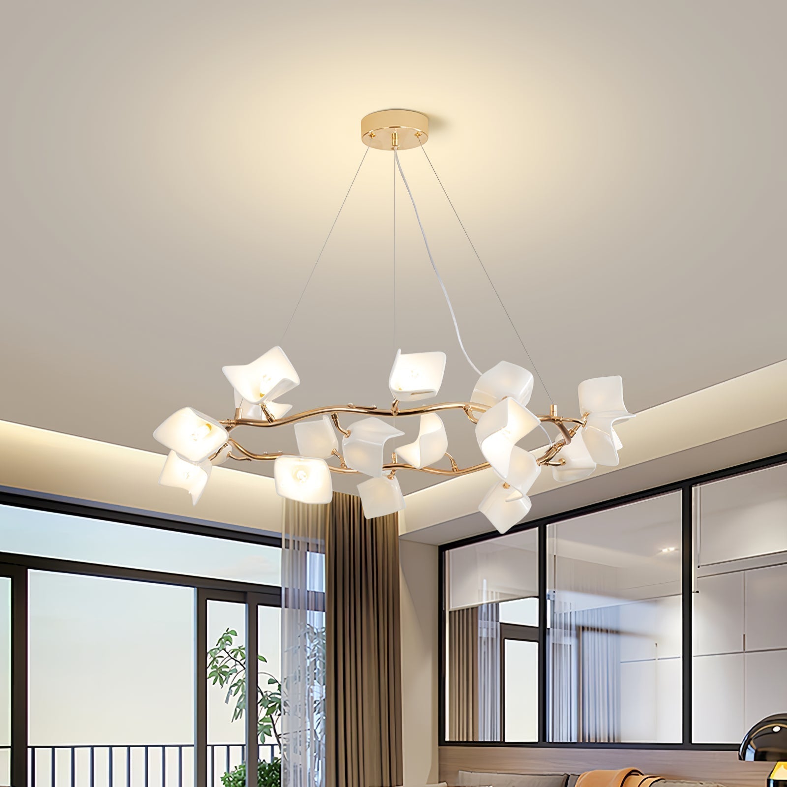 Mistral Flora Chandelier - Blowlighting
