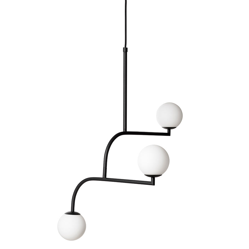 Zelireth Modern Minimalist Brass Glass Chandelier - Lamp Copper