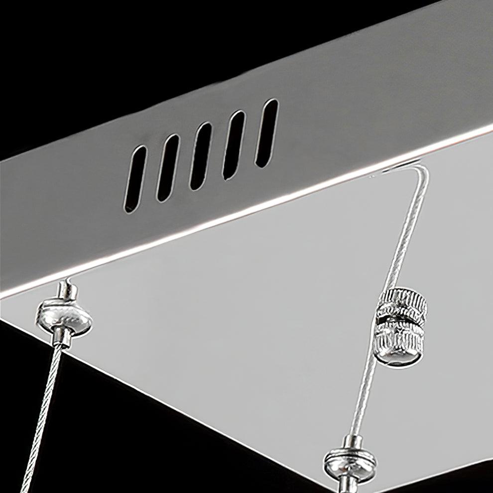 Modern Crystal Double C Chandelier - Blowlighting