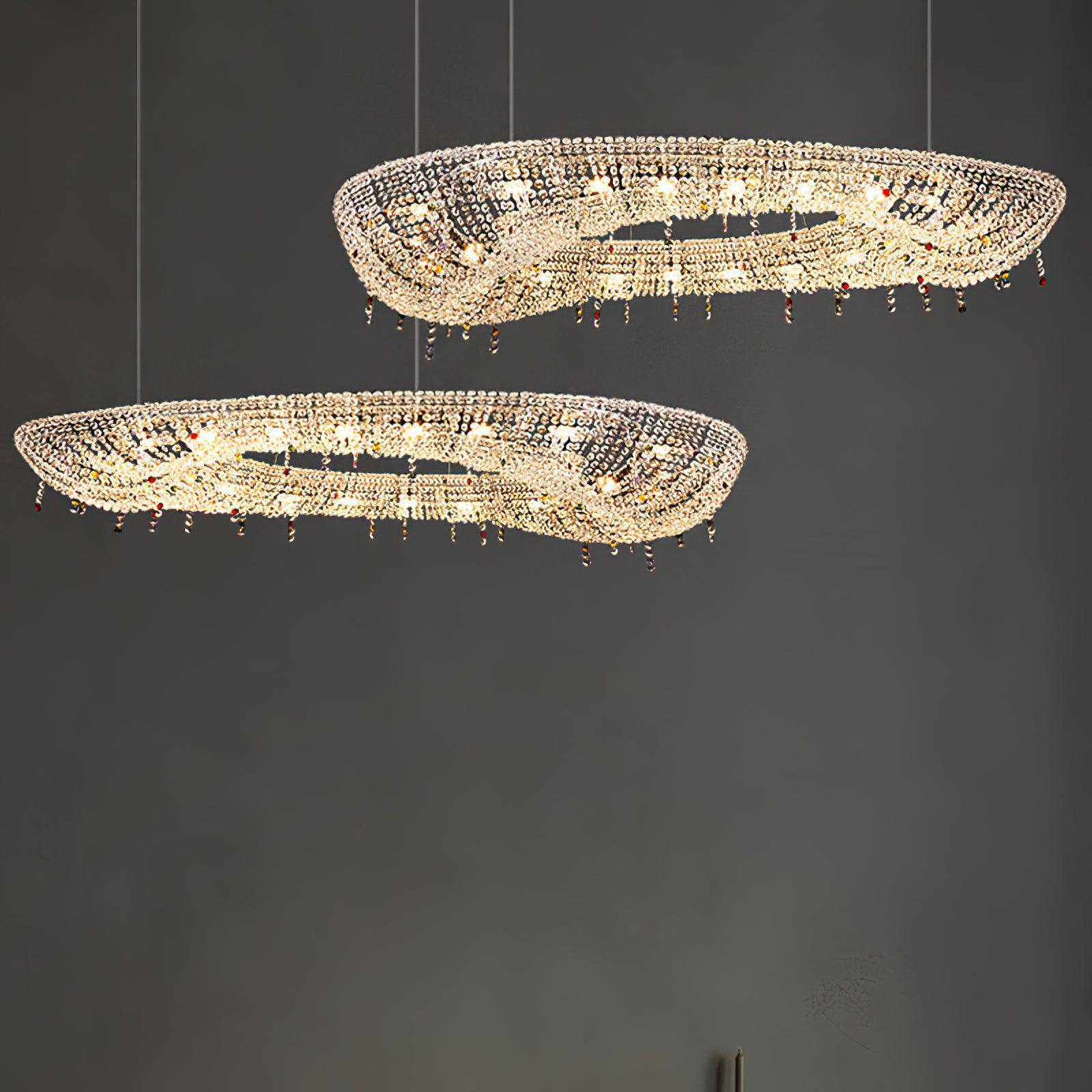 Aeliora Embellished Crystal Pendant Light - Blowlighting