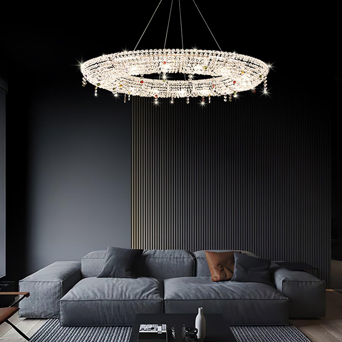 Aeliora Embellished Crystal Pendant Light - Blowlighting
