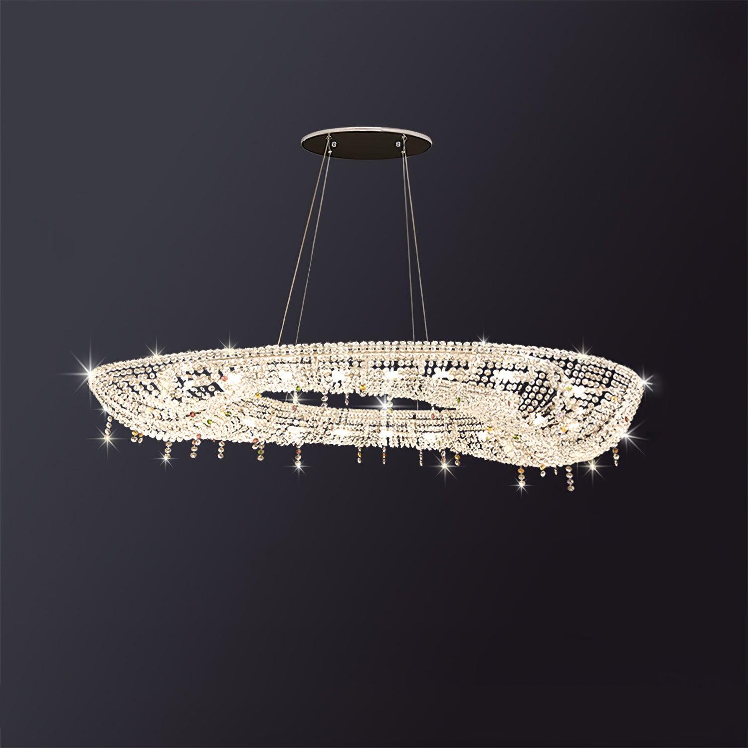 Aeliora Embellished Crystal Pendant Light - Blowlighting