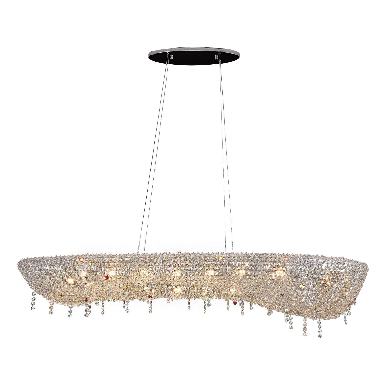 Aeliora Embellished Crystal Pendant Light - Blowlighting