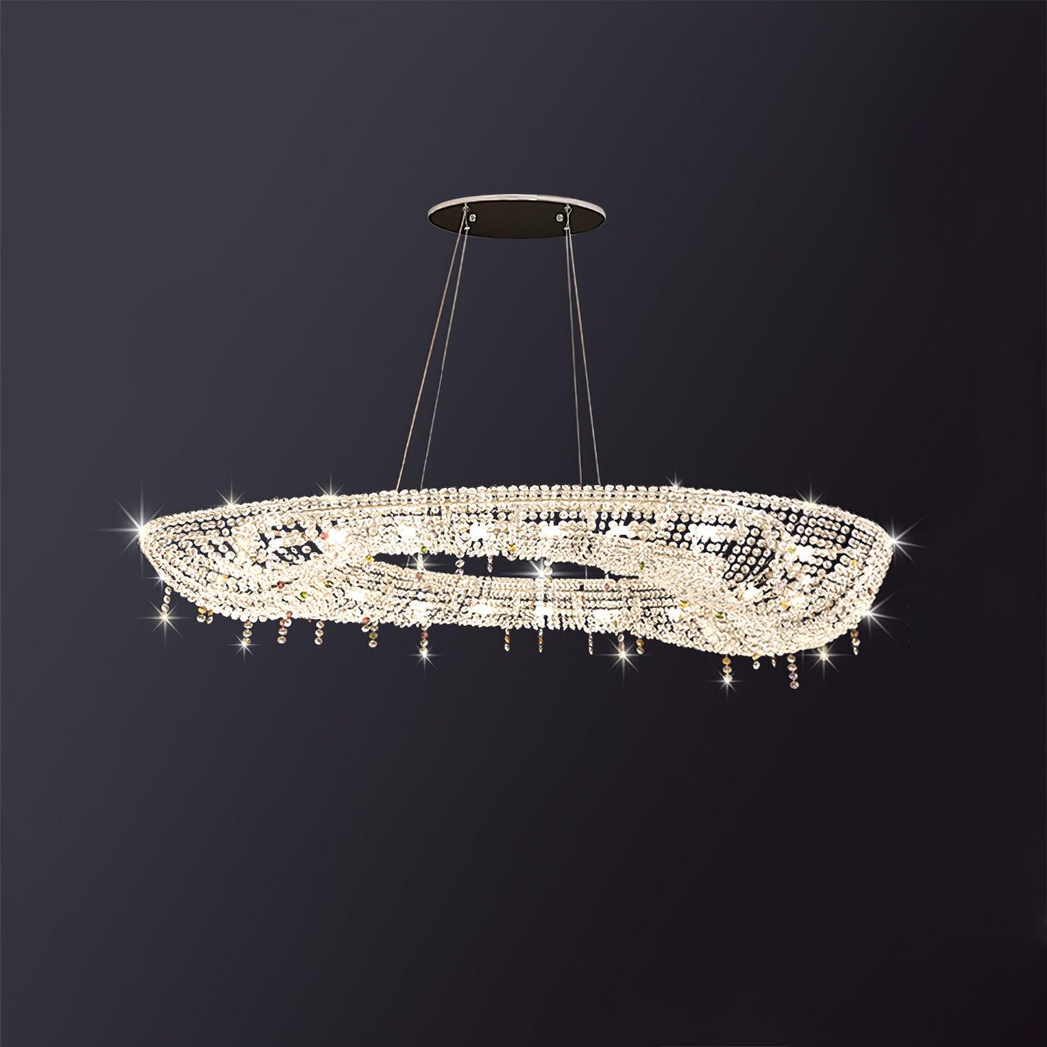 Aeliora Embellished Crystal Pendant Light - Blowlighting