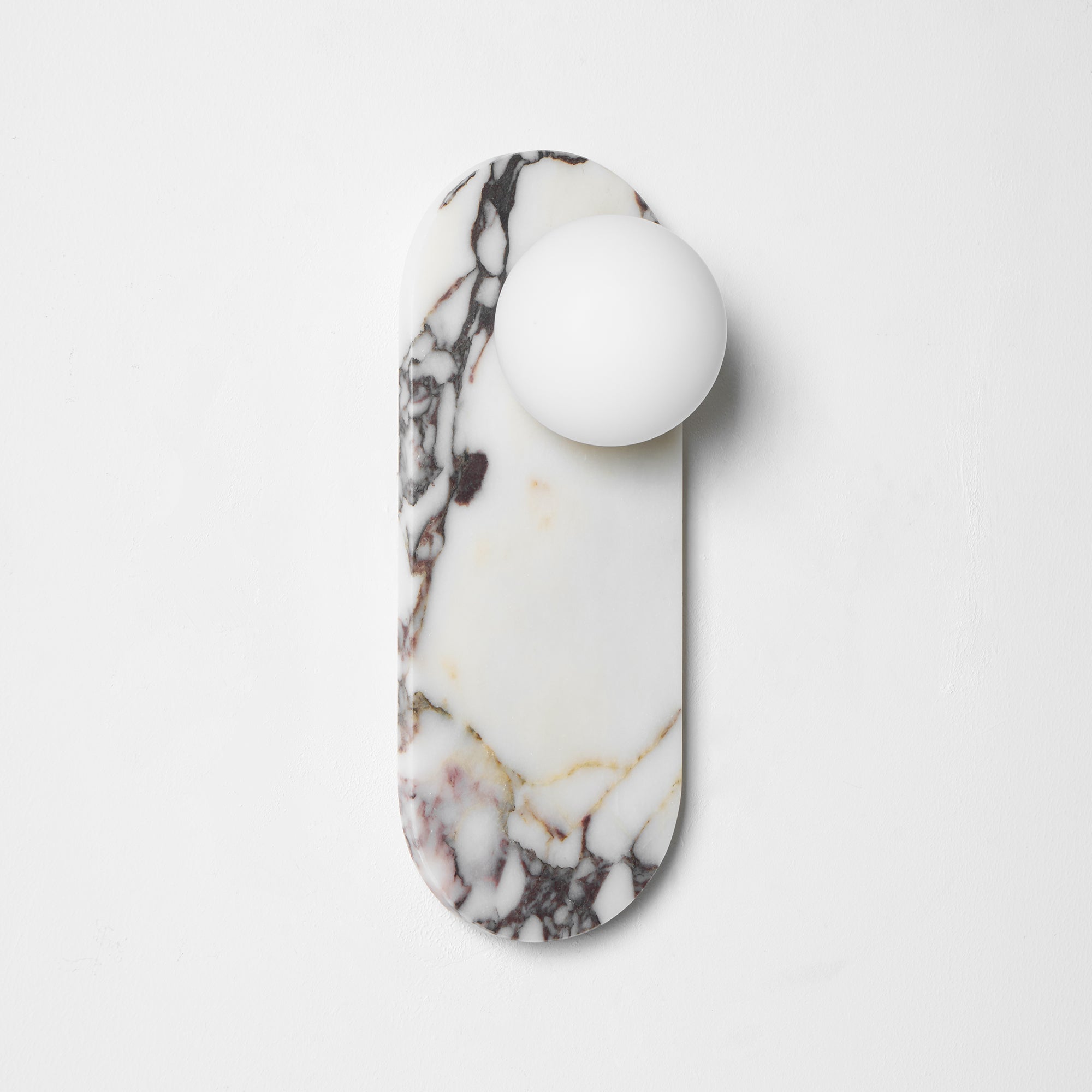 Covelyra Modern Minimalist Marble Glass Wall Lamp - Lamp Copper