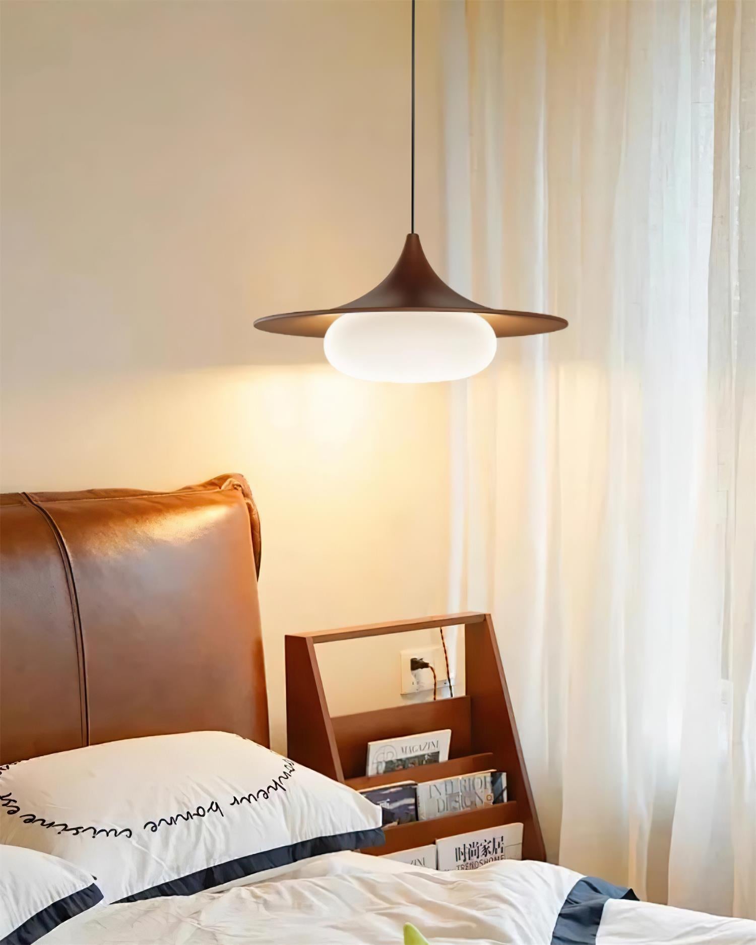 Ovelis Wooden Canopy Pendant Light - Letslighting